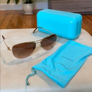 Tiffany & Co Aviator Style Sunglasses